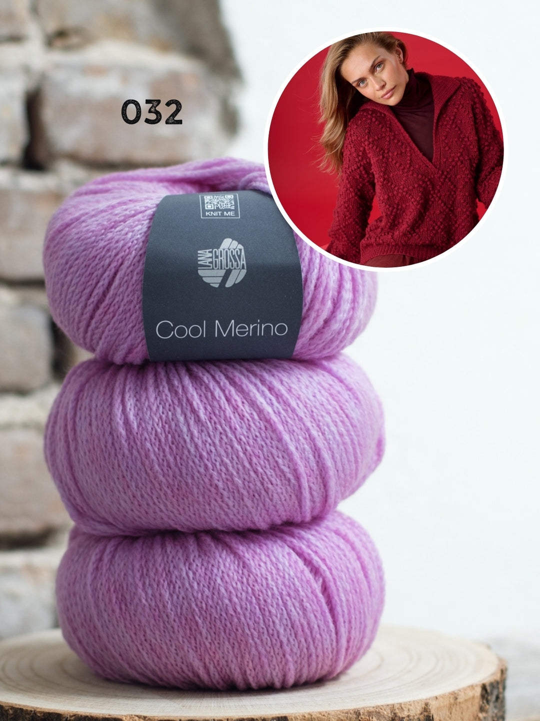Breipakket Cool Merino trui met kraag