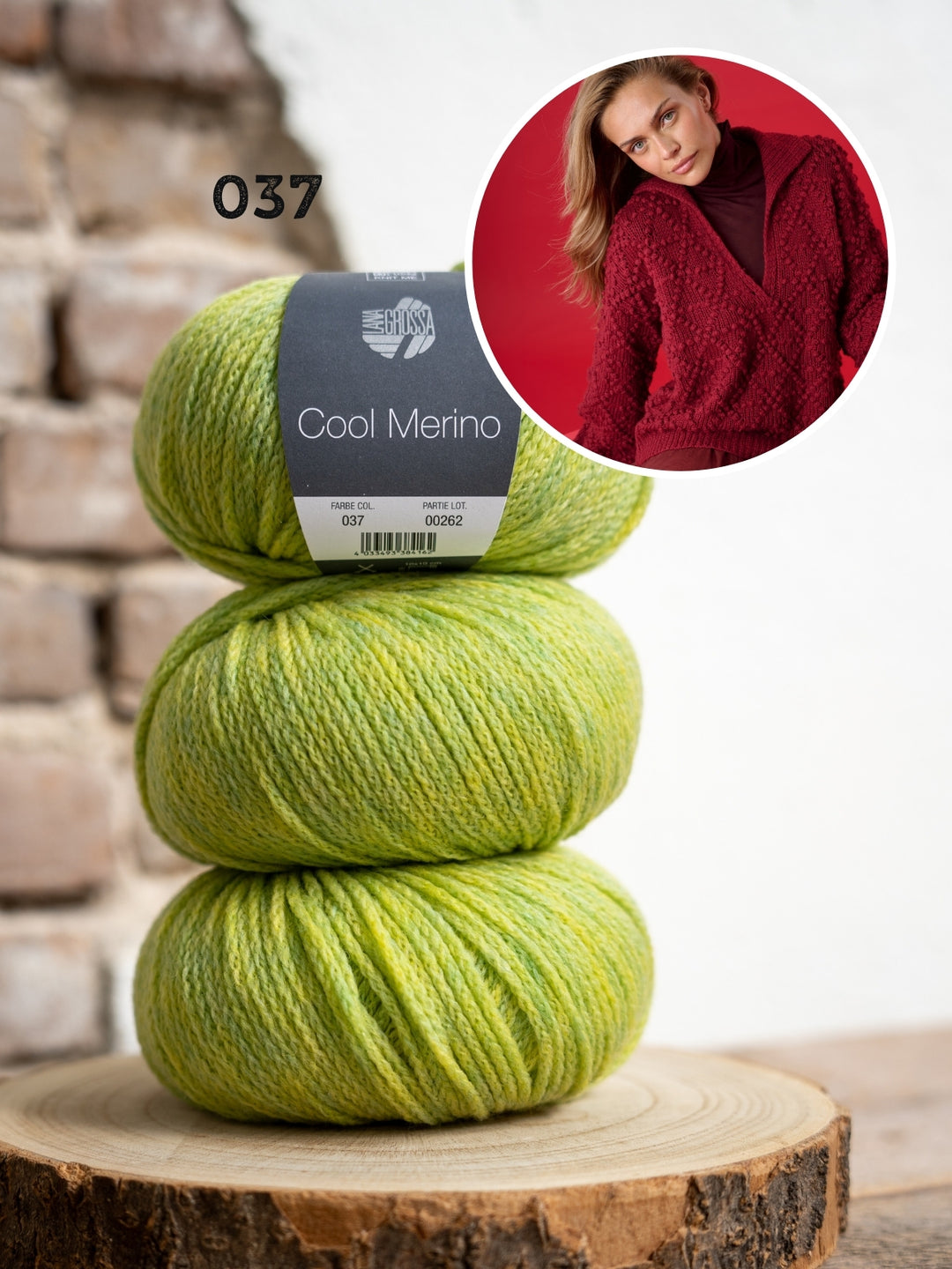 Breipakket Cool Merino trui met kraag
