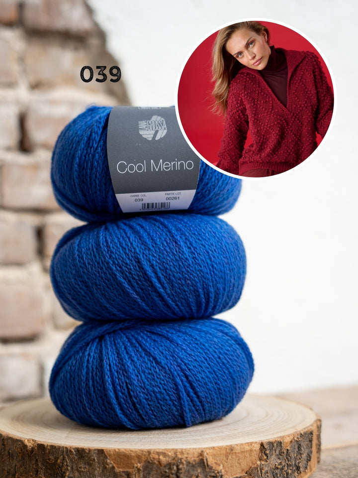Breipakket Cool Merino trui met kraag