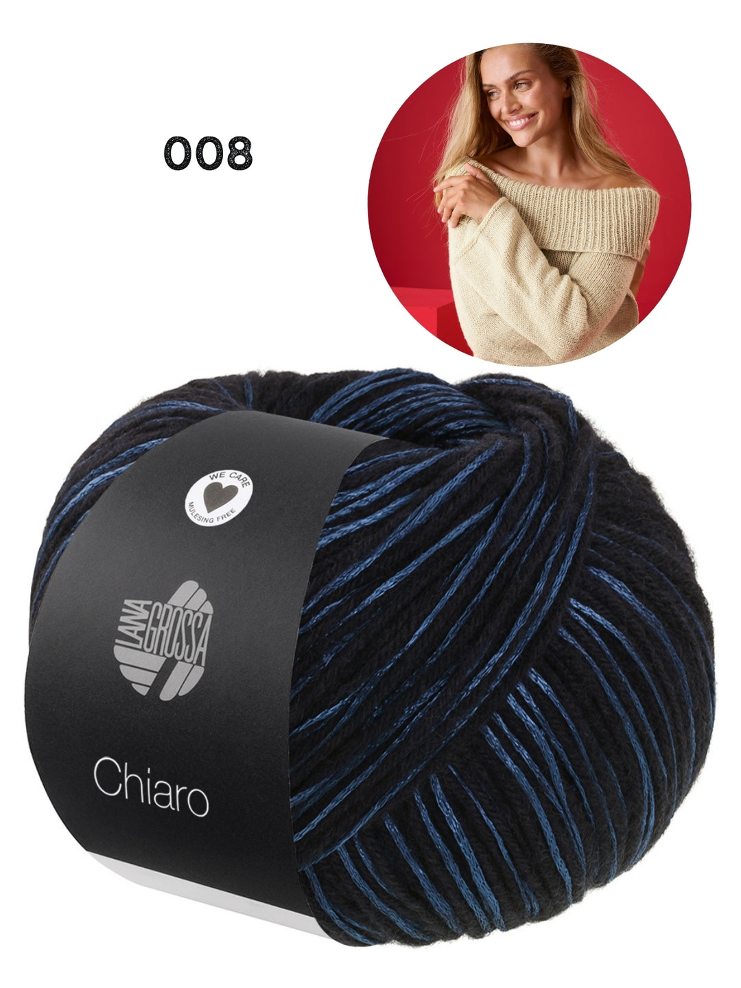 Breipakket Chiaro off-shoulder raglantrui