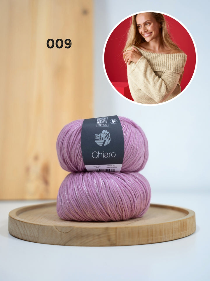 Breipakket Chiaro off-shoulder raglantrui