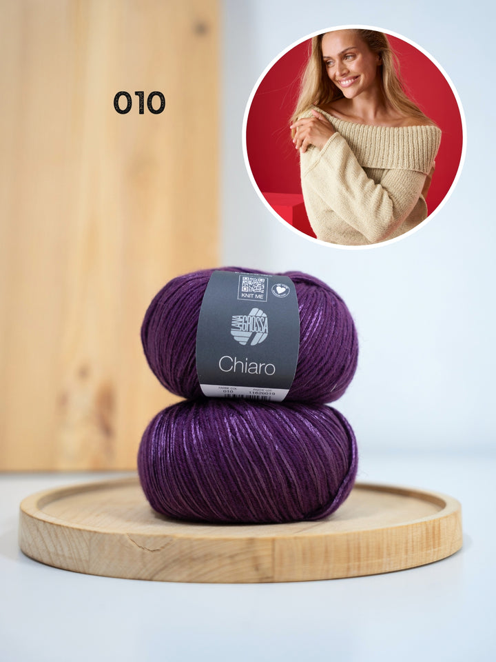 Breipakket Chiaro off-shoulder raglantrui