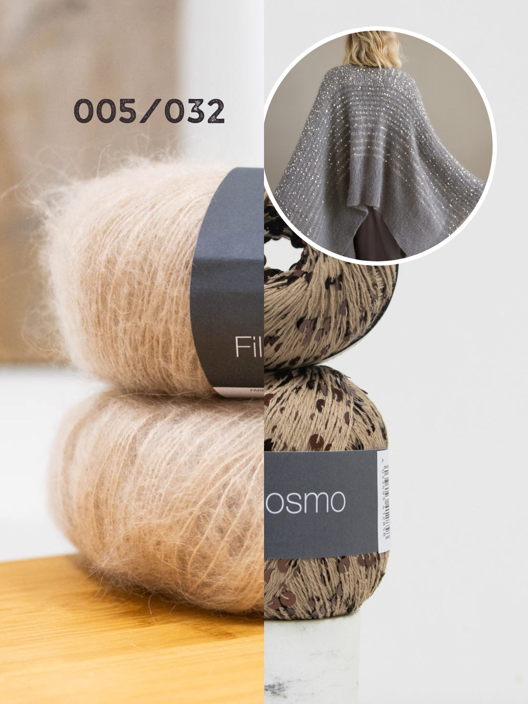 Breipakket Filo Di Gio Cosmo poncho