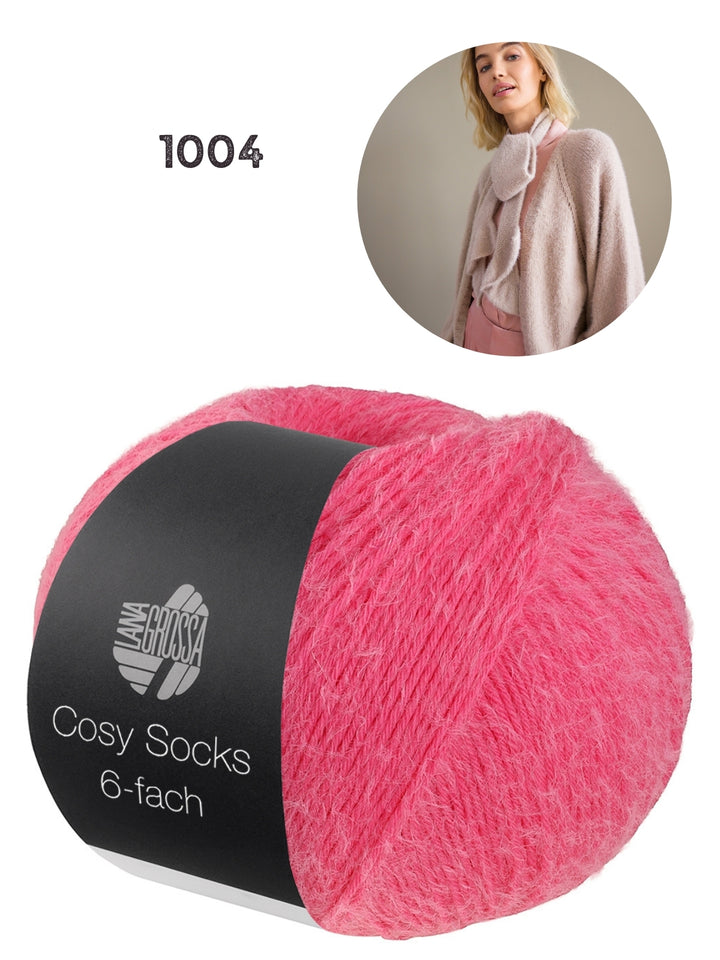 Breipakket Cosy Socks 6-fach vest kleur 1004