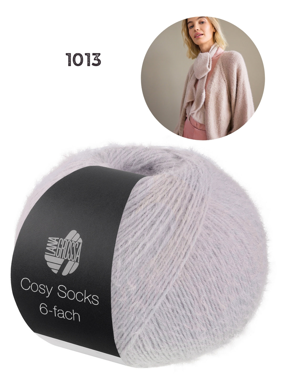 Breipakket Cosy Socks 6-fach vest kleur 1013