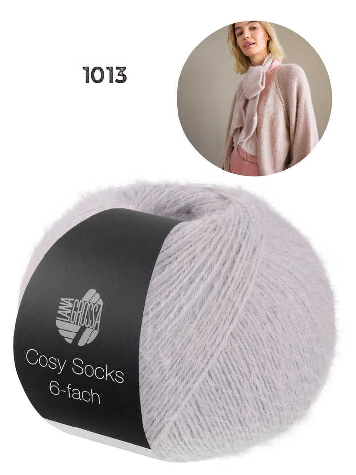 Breipakket Cosy Socks 6-fach vest kleur 1013