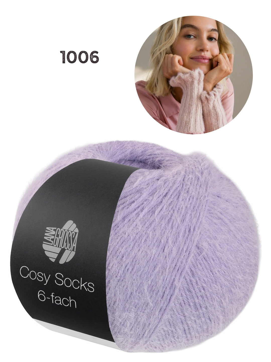 Breipakket Cosy Socks 6-fach polswarmers kleur 1006