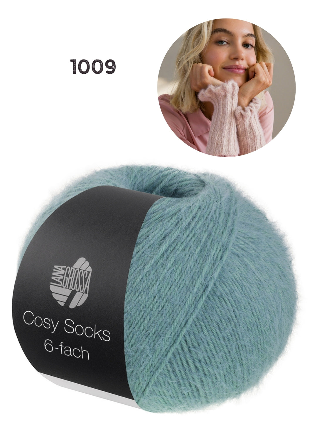 Breipakket Cosy Socks 6-fach polswarmers kleur 1009