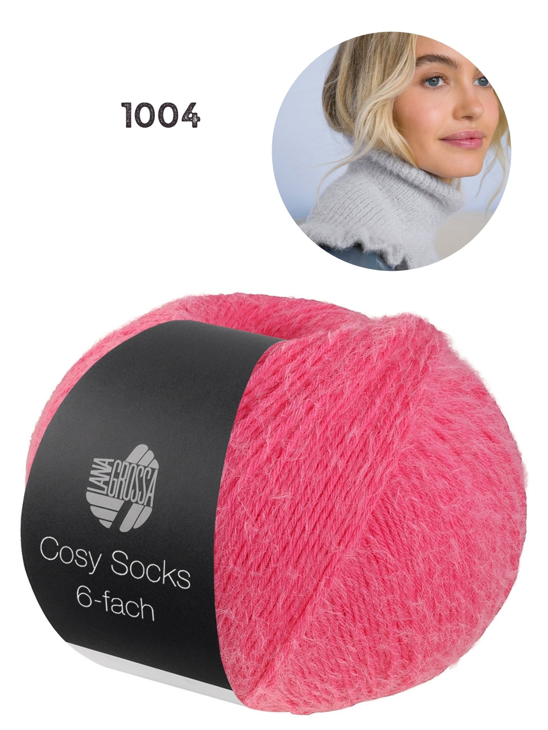 Breipakket Cosy Socks 6-fach col kleur 1004