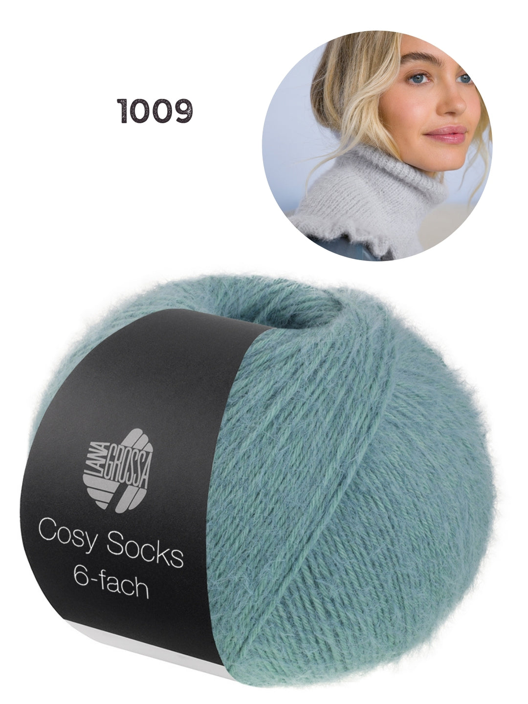 Breipakket Cosy Socks 6-fach col kleur 1009