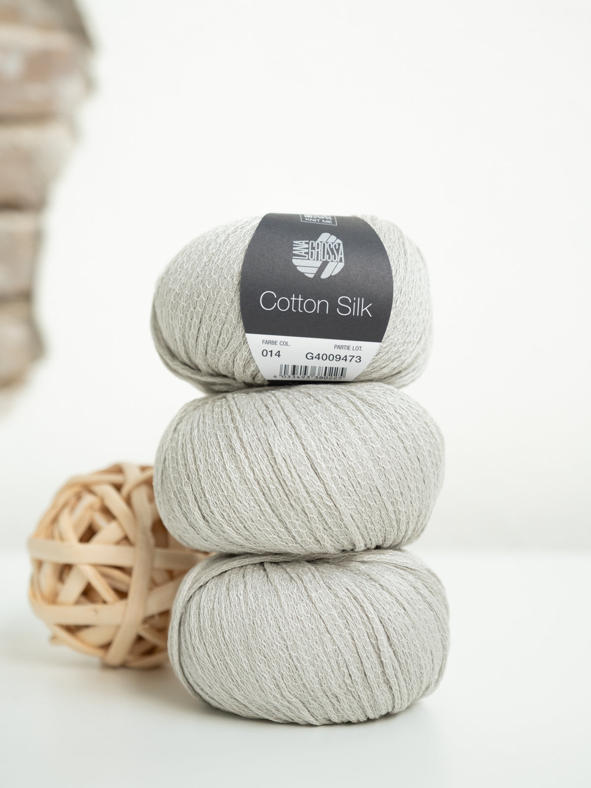 Cotton Silk 014 Grijsbeige