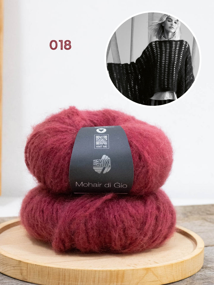 Haakpakket Mohair Di Gio poncho
