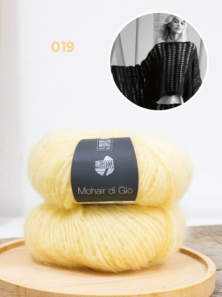 Haakpakket Mohair Di Gio poncho