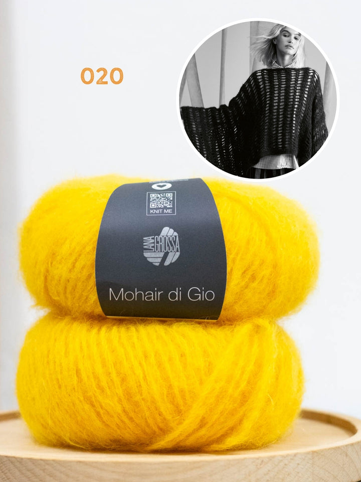 Haakpakket Mohair Di Gio poncho