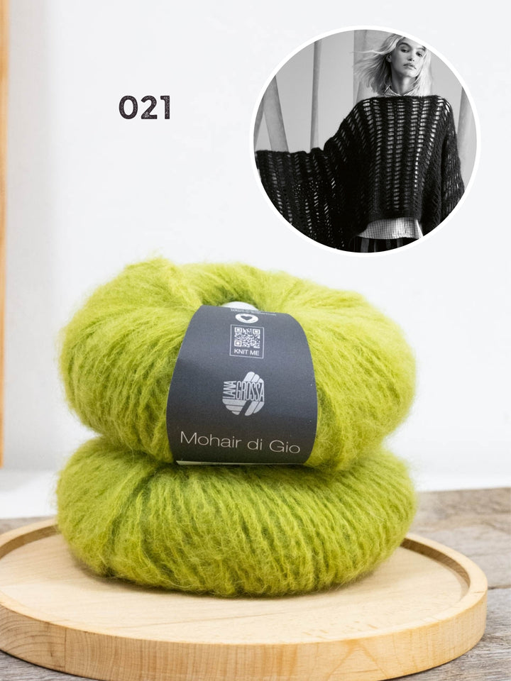 Haakpakket Mohair Di Gio poncho