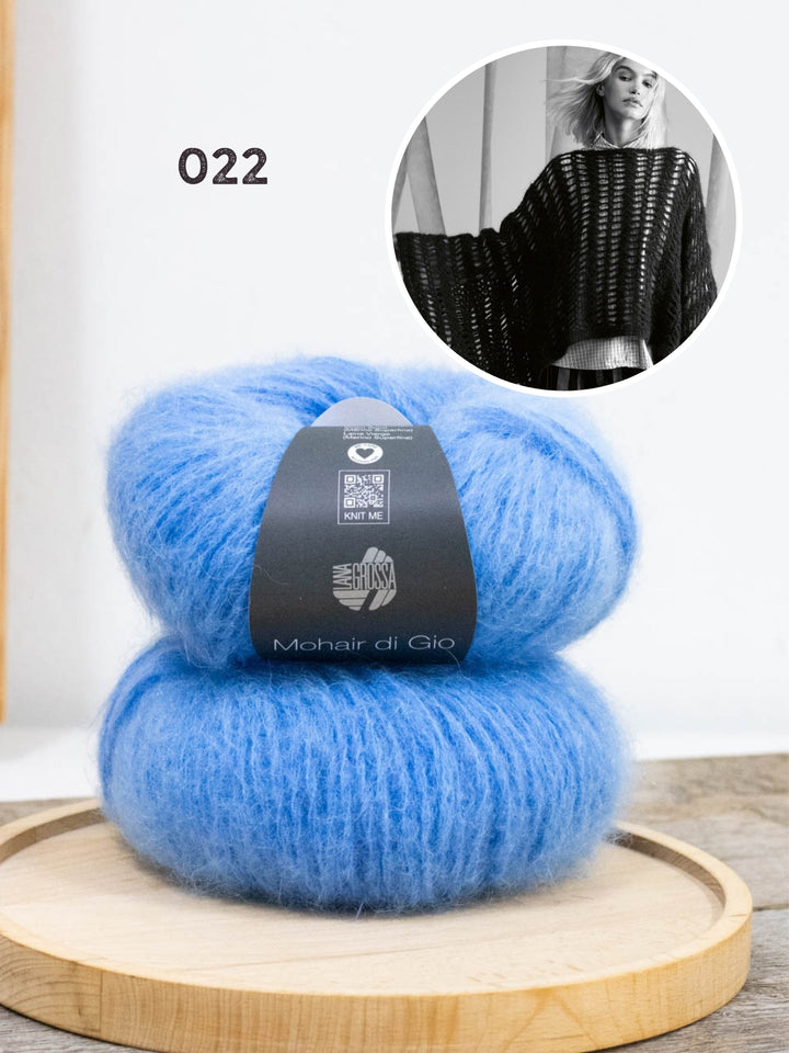 Haakpakket Mohair Di Gio poncho
