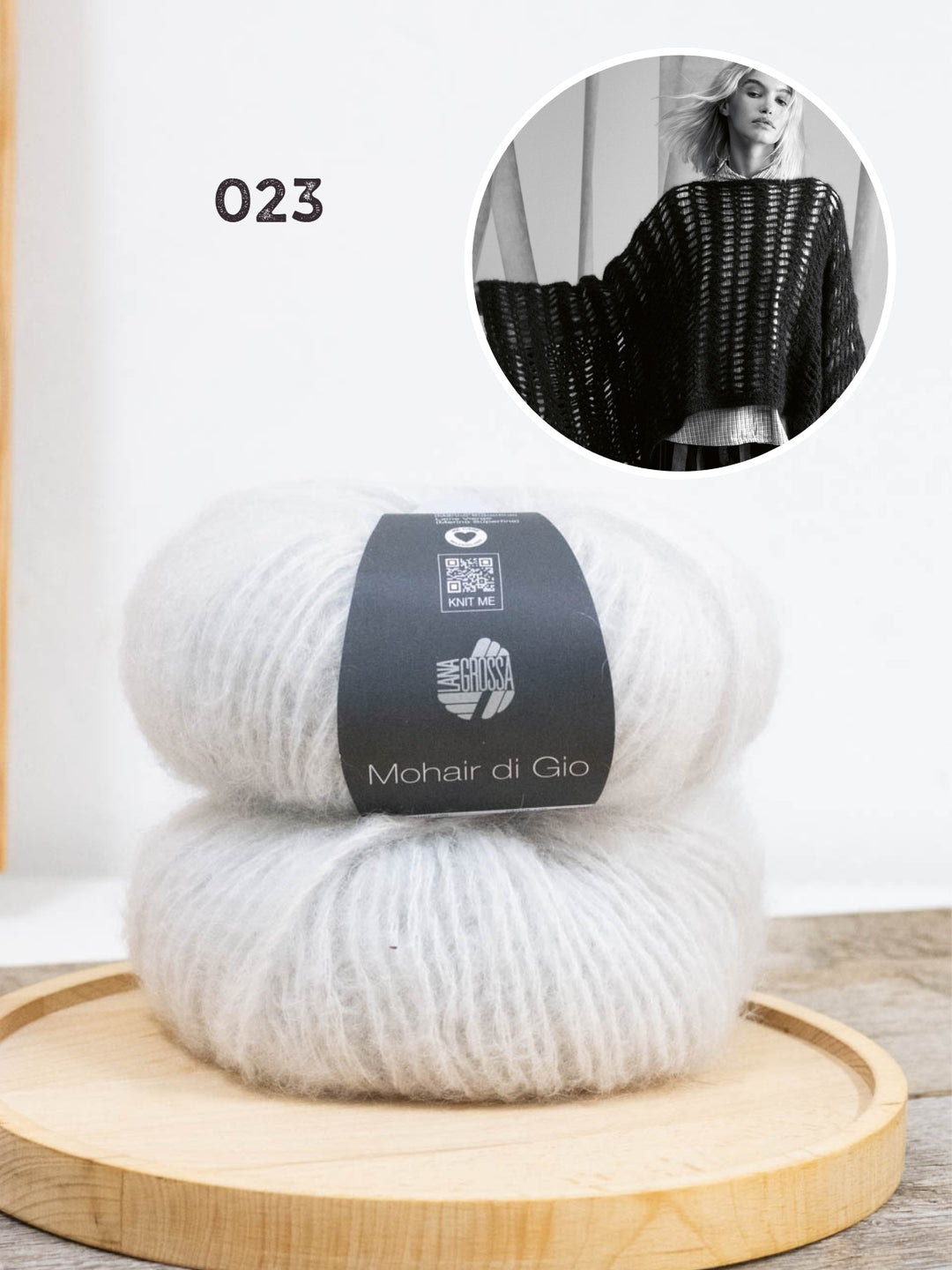 Haakpakket Mohair Di Gio poncho