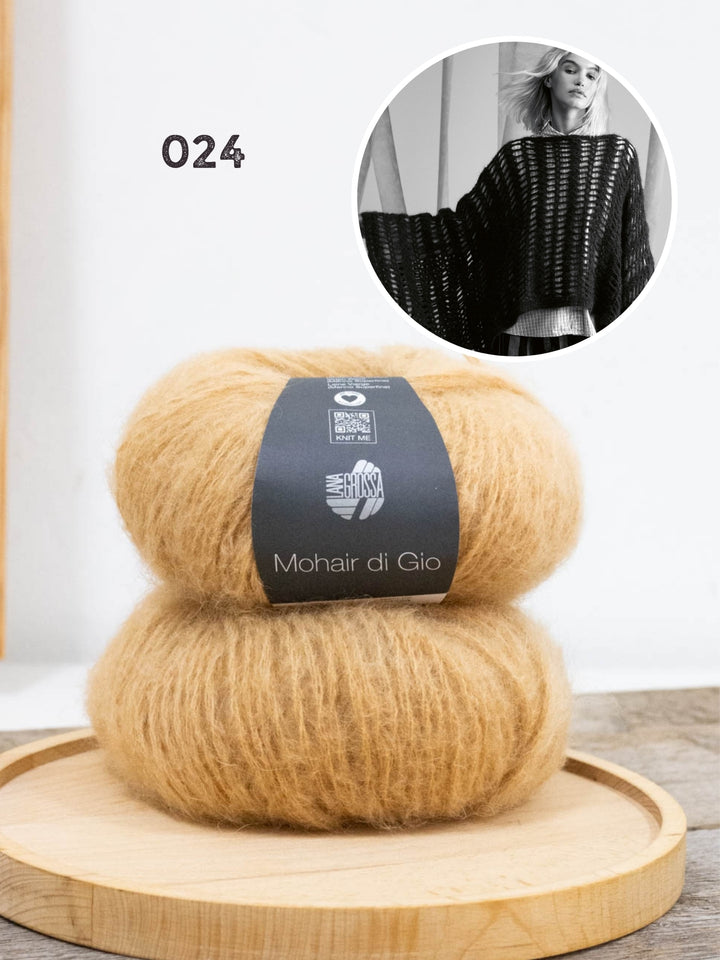 Haakpakket Mohair Di Gio poncho