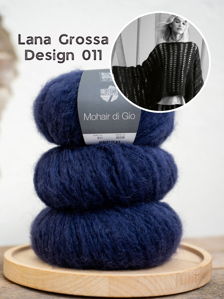 Haakpakket Mohair Di Gio poncho