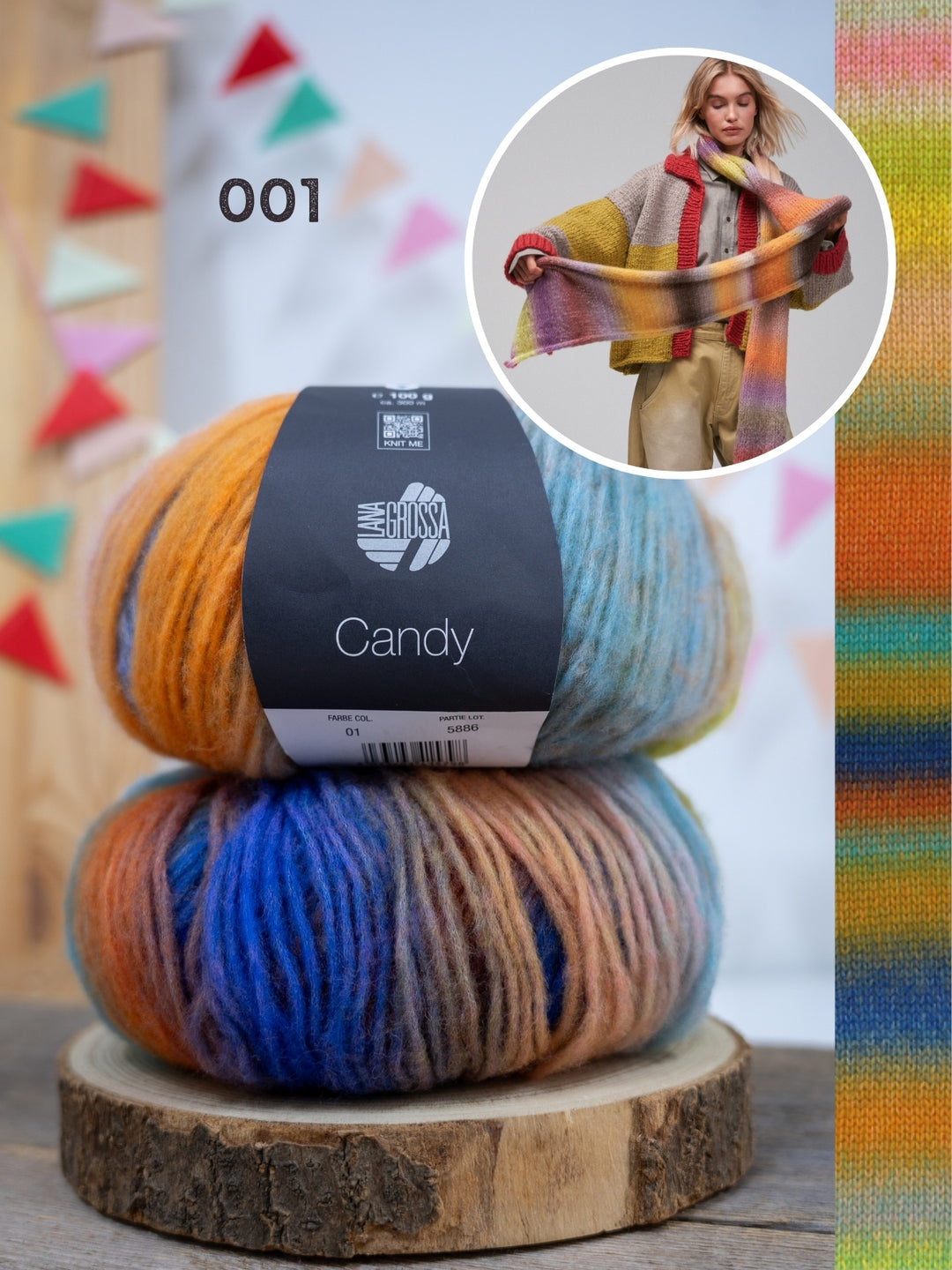 Breipakket Candy sjaal