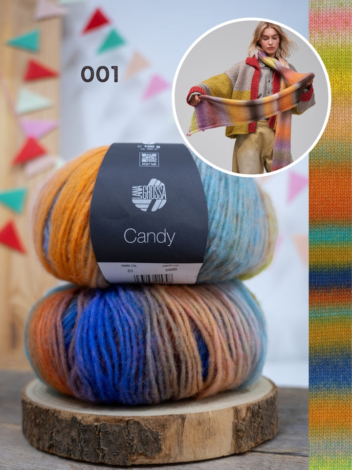 Breipakket Candy sjaal
