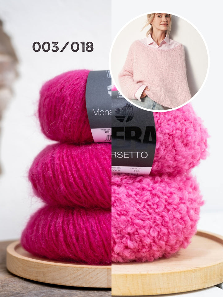 Breipakket Mohair Di Gio Orsetto trui