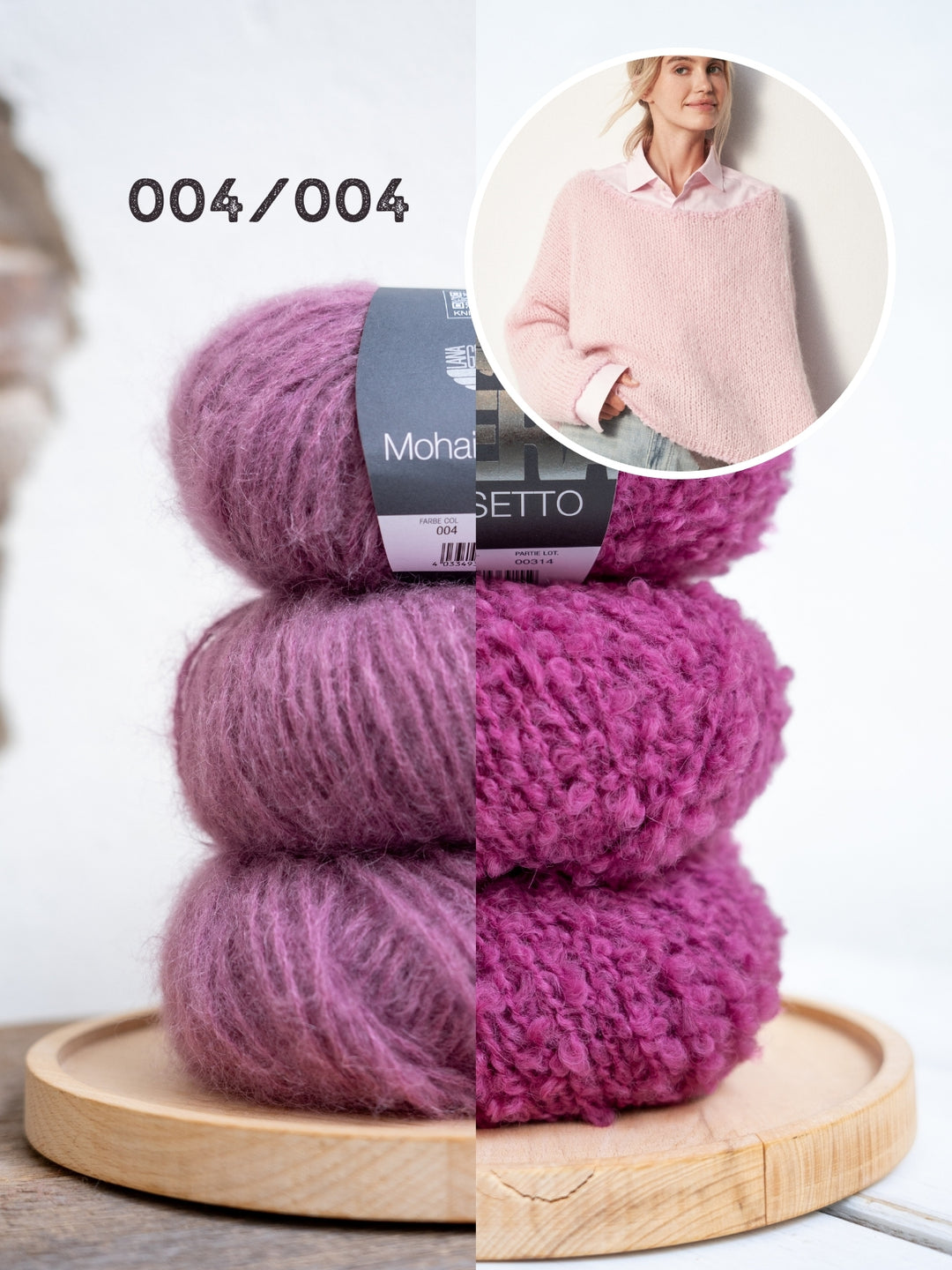 Breipakket Mohair Di Gio Orsetto trui
