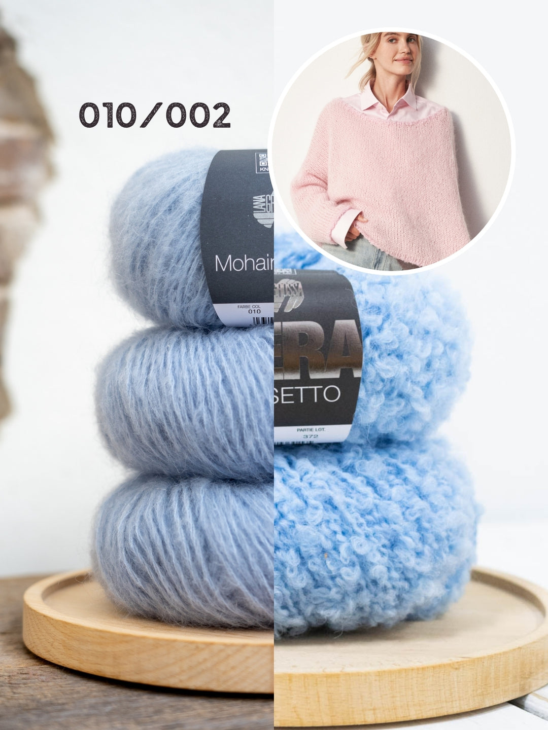 Breipakket Mohair Di Gio Orsetto trui