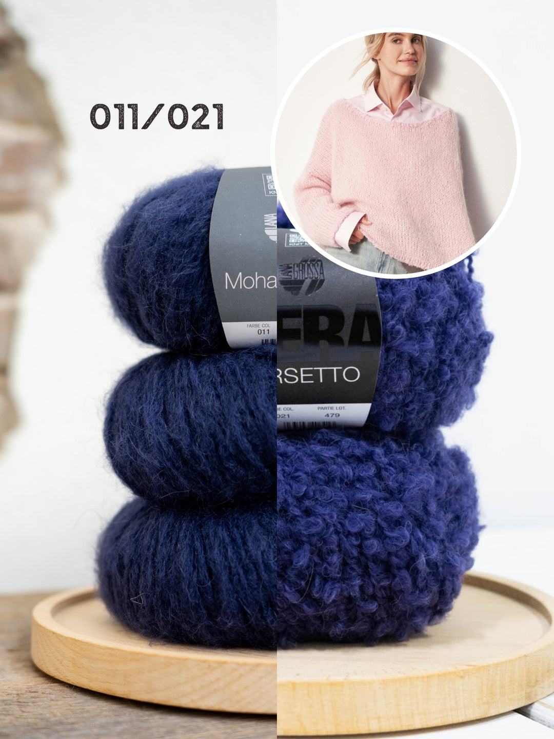 Breipakket Mohair Di Gio Orsetto trui