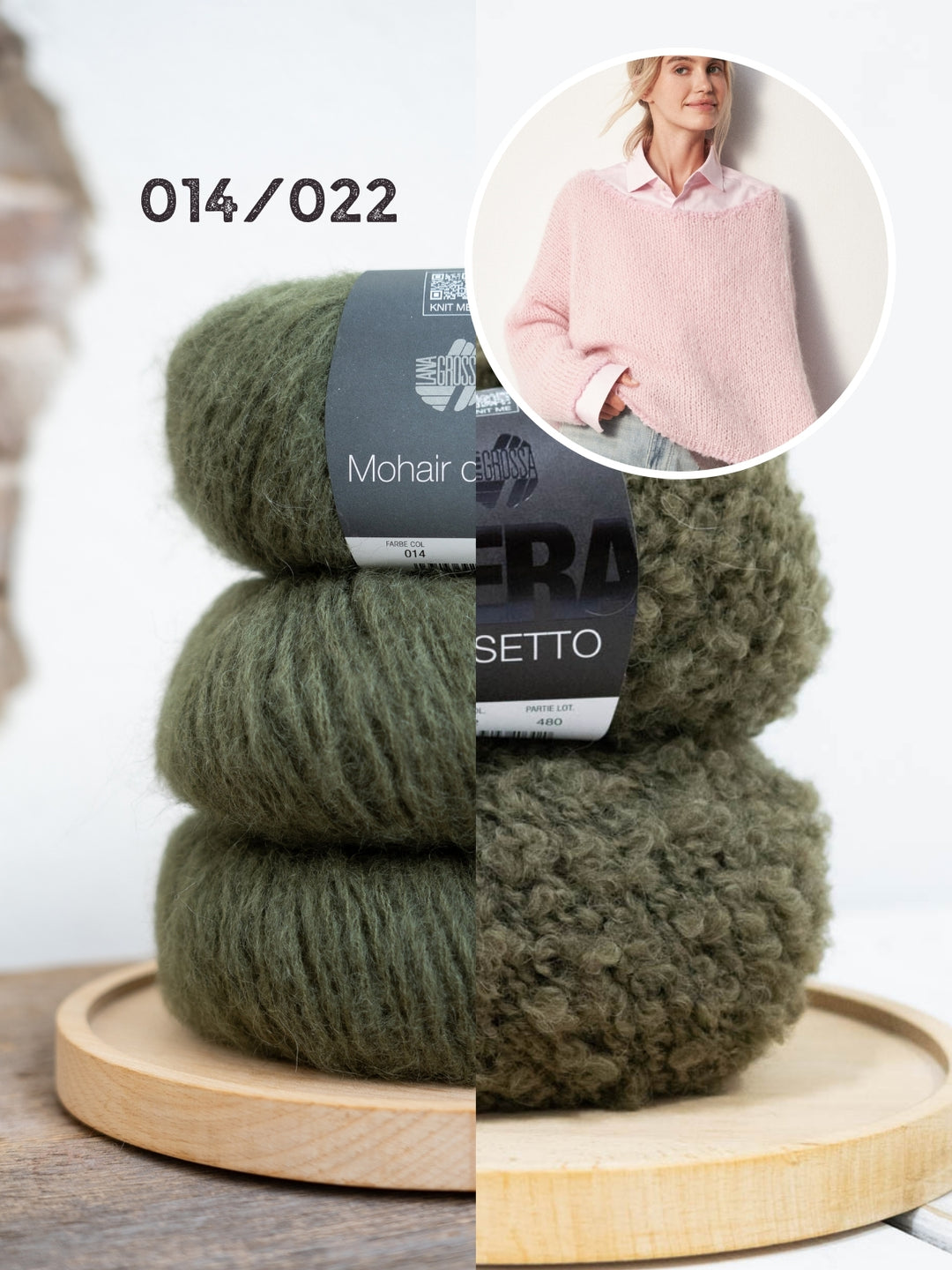 Breipakket Mohair Di Gio Orsetto trui