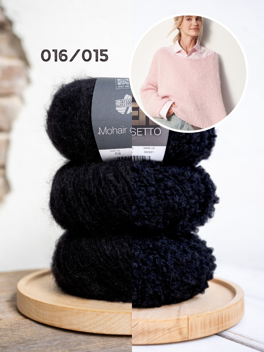 Breipakket Mohair Di Gio Orsetto trui