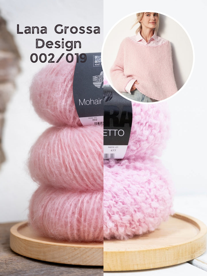 Breipakket Mohair Di Gio Orsetto trui
