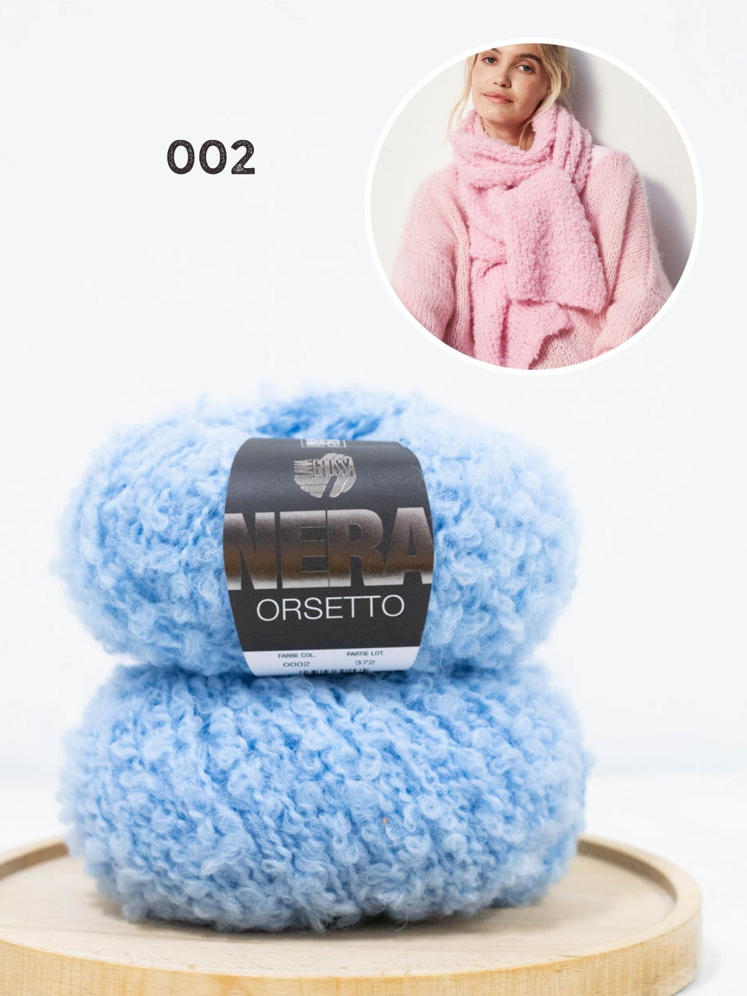 Breipakket Orsetto sjaal