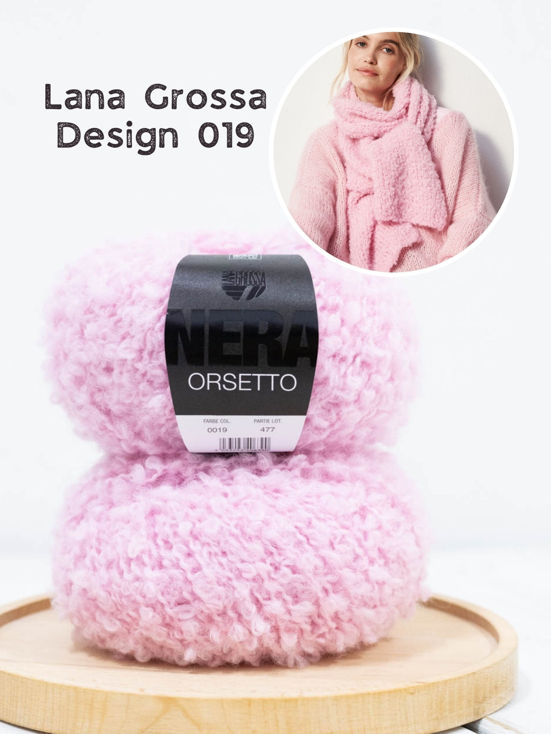 Breipakket Orsetto sjaal