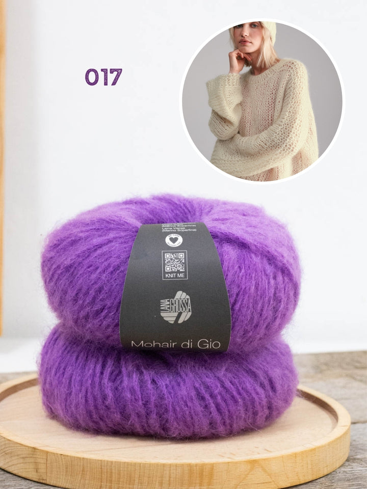 Breipakket Mohair Di Gio oversized trui