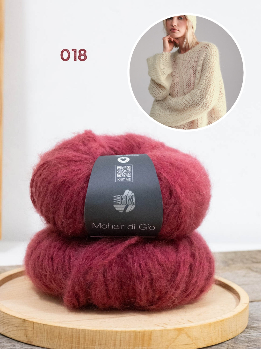 Breipakket Mohair Di Gio oversized trui