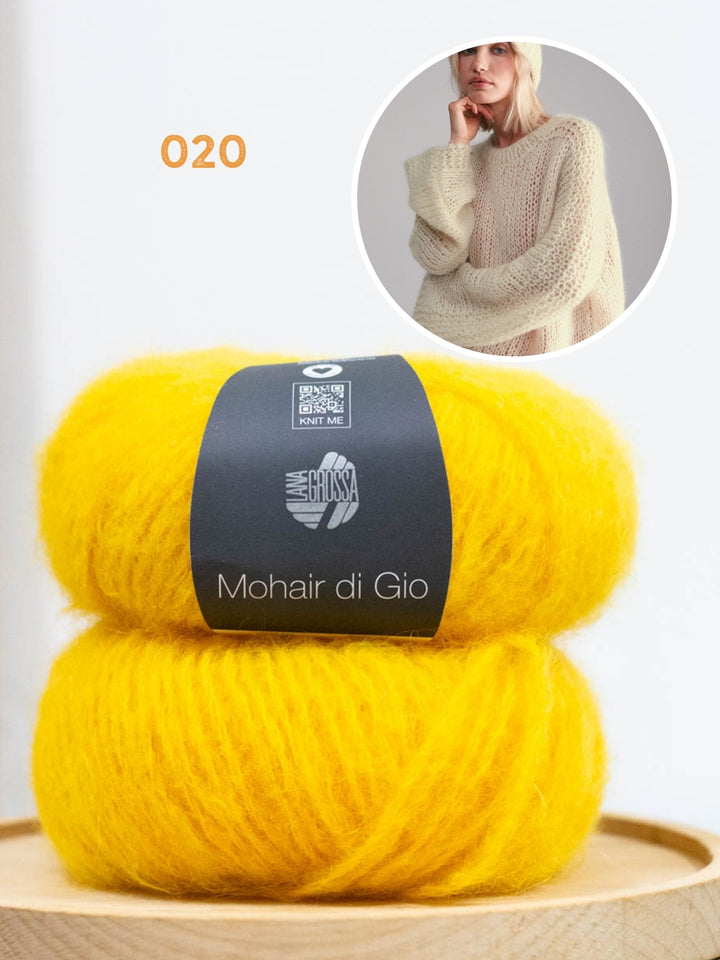Breipakket Mohair Di Gio oversized trui