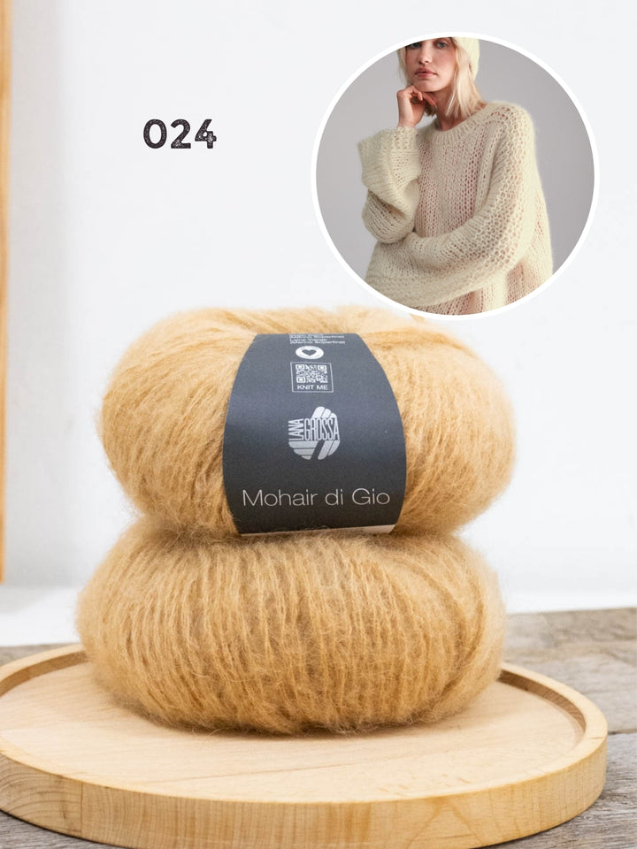 Breipakket Mohair Di Gio oversized trui