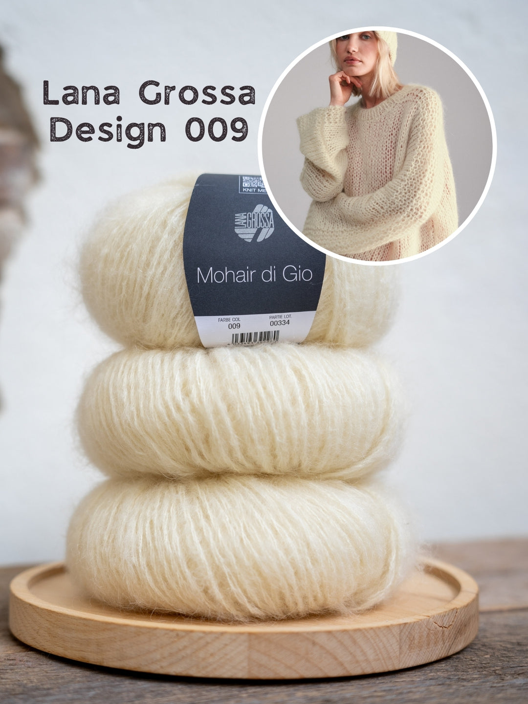 Breipakket Mohair Di Gio oversized trui