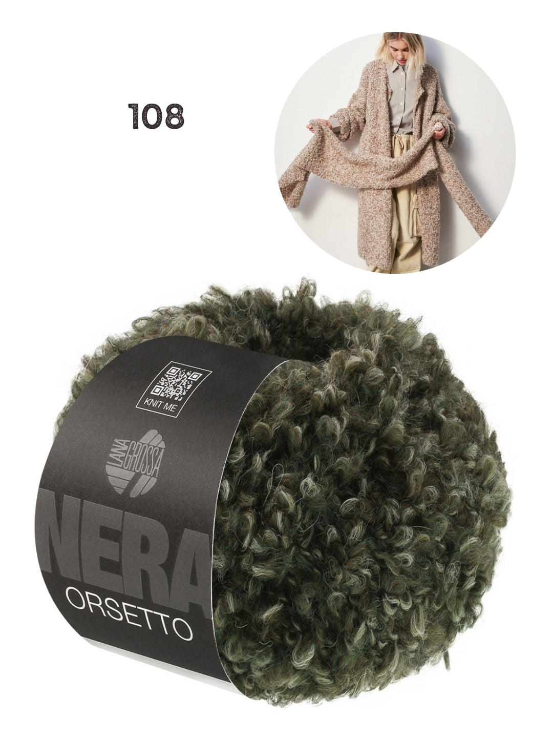 Breipakket Orsetto brede sjaal