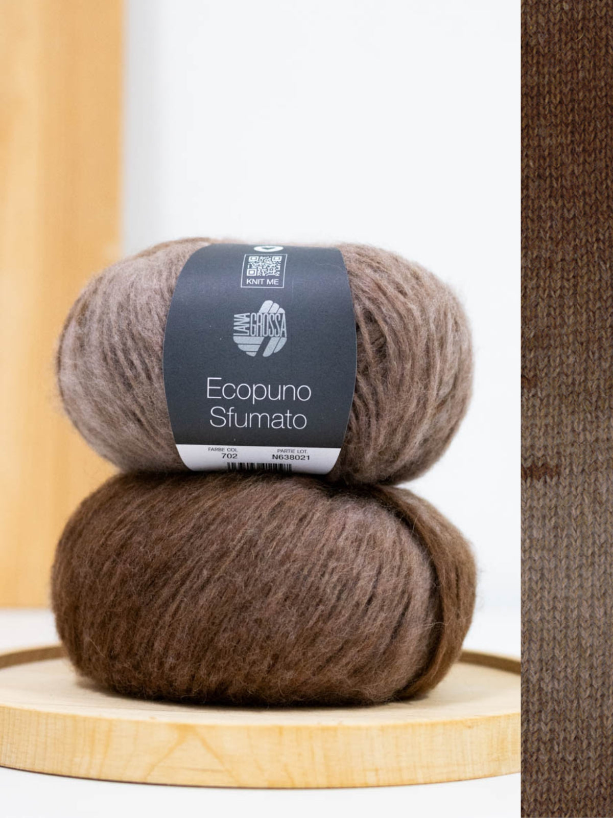 Ecopuno Sfumato 702 Grijsbruin/mokka