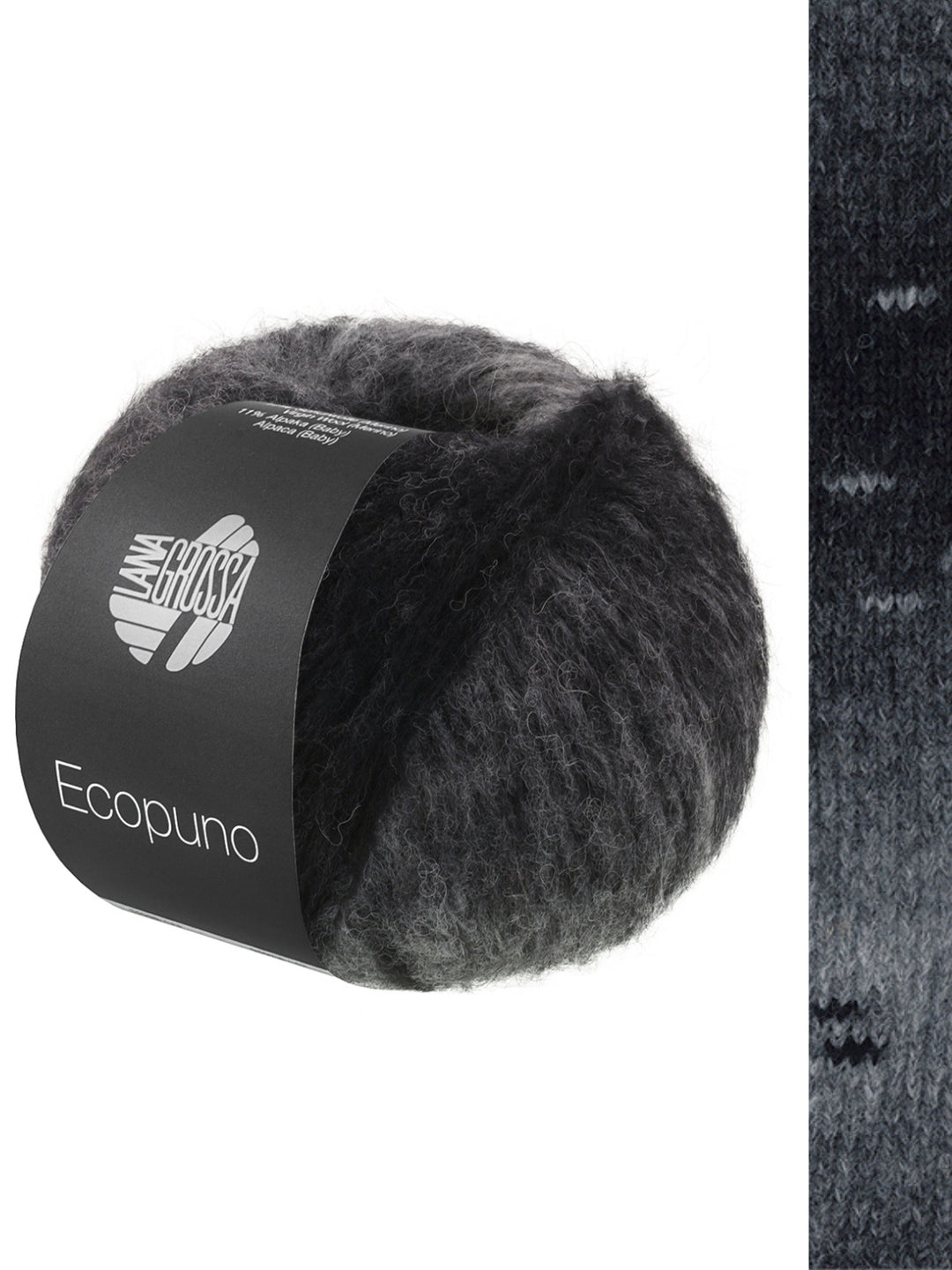 Ecopuno Sfumato 704 Zwart/grijs