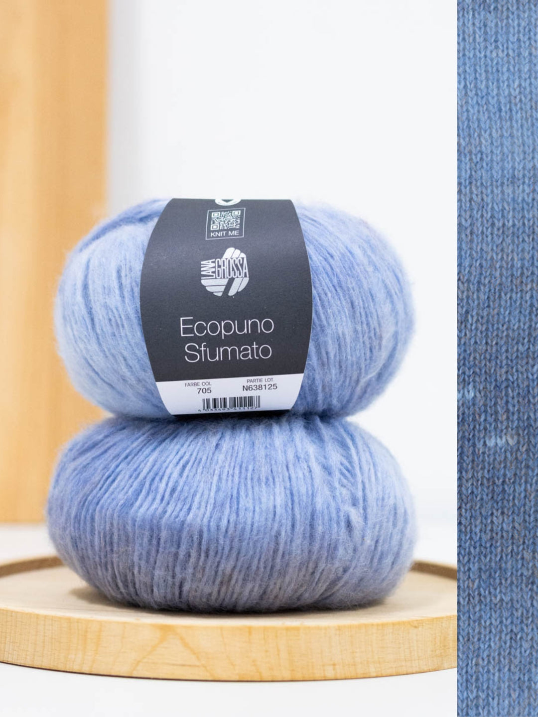 Ecopuno Sfumato 705 Jeans/lichtblauw