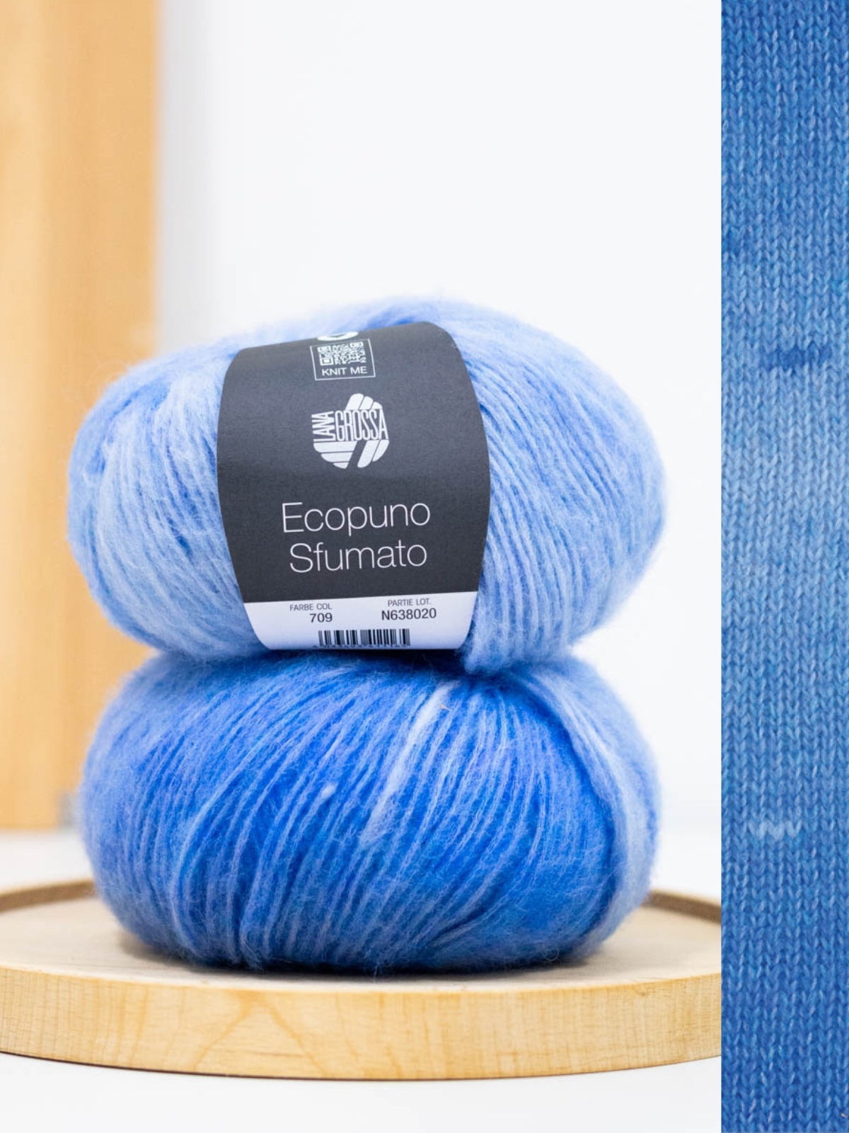 Ecopuno Sfumato 709 Blauw/hemelsblauw