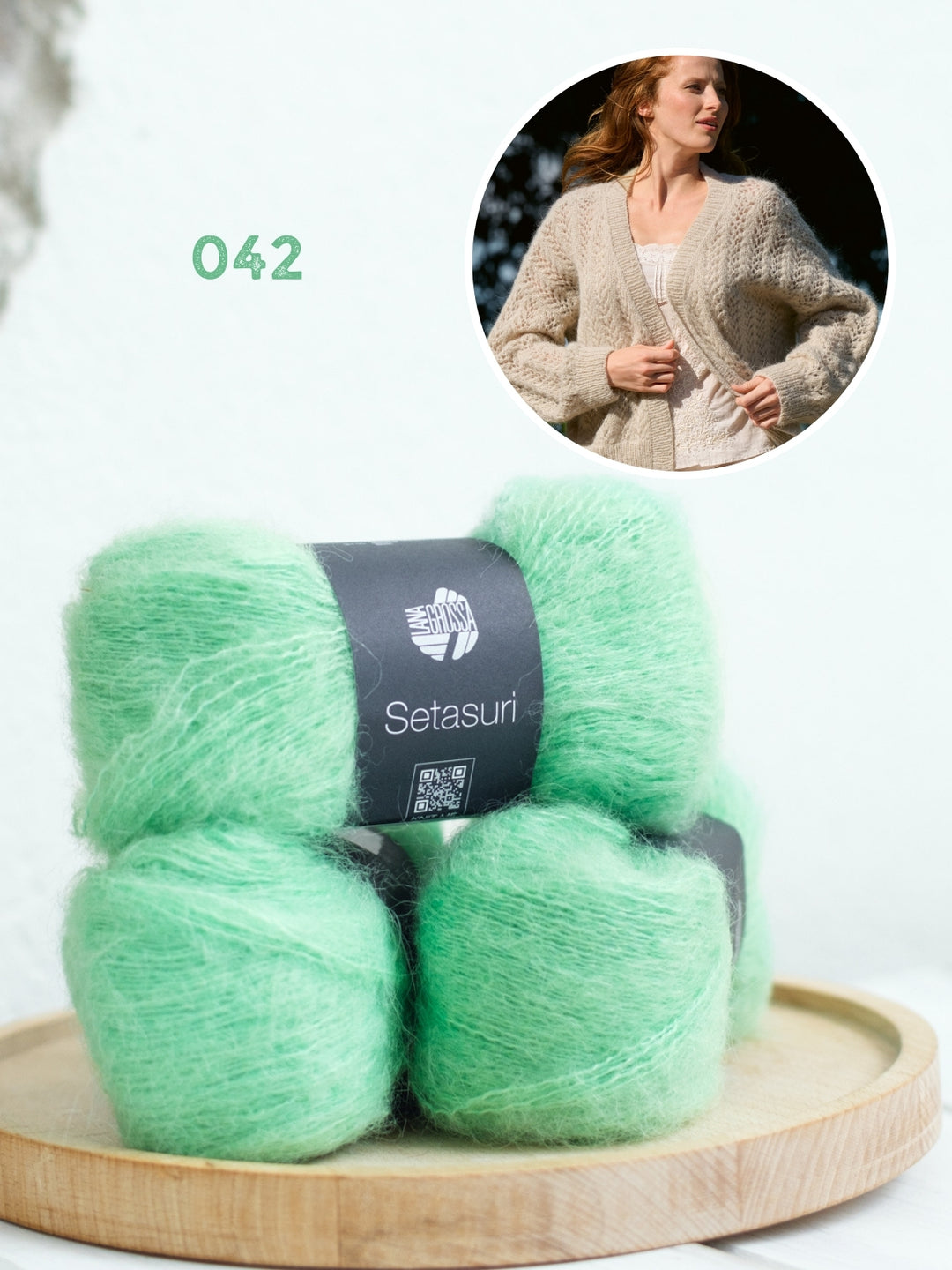 Breipakket Setasuri vest in kantpatroon