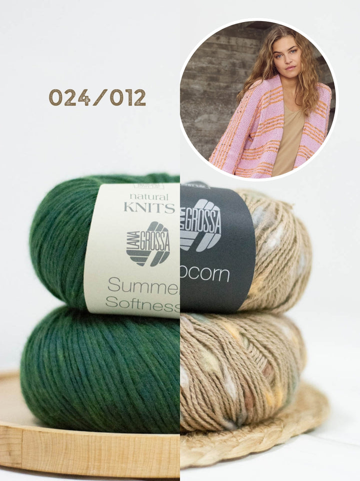 Breipakket Summer Softness Popcorn kimono