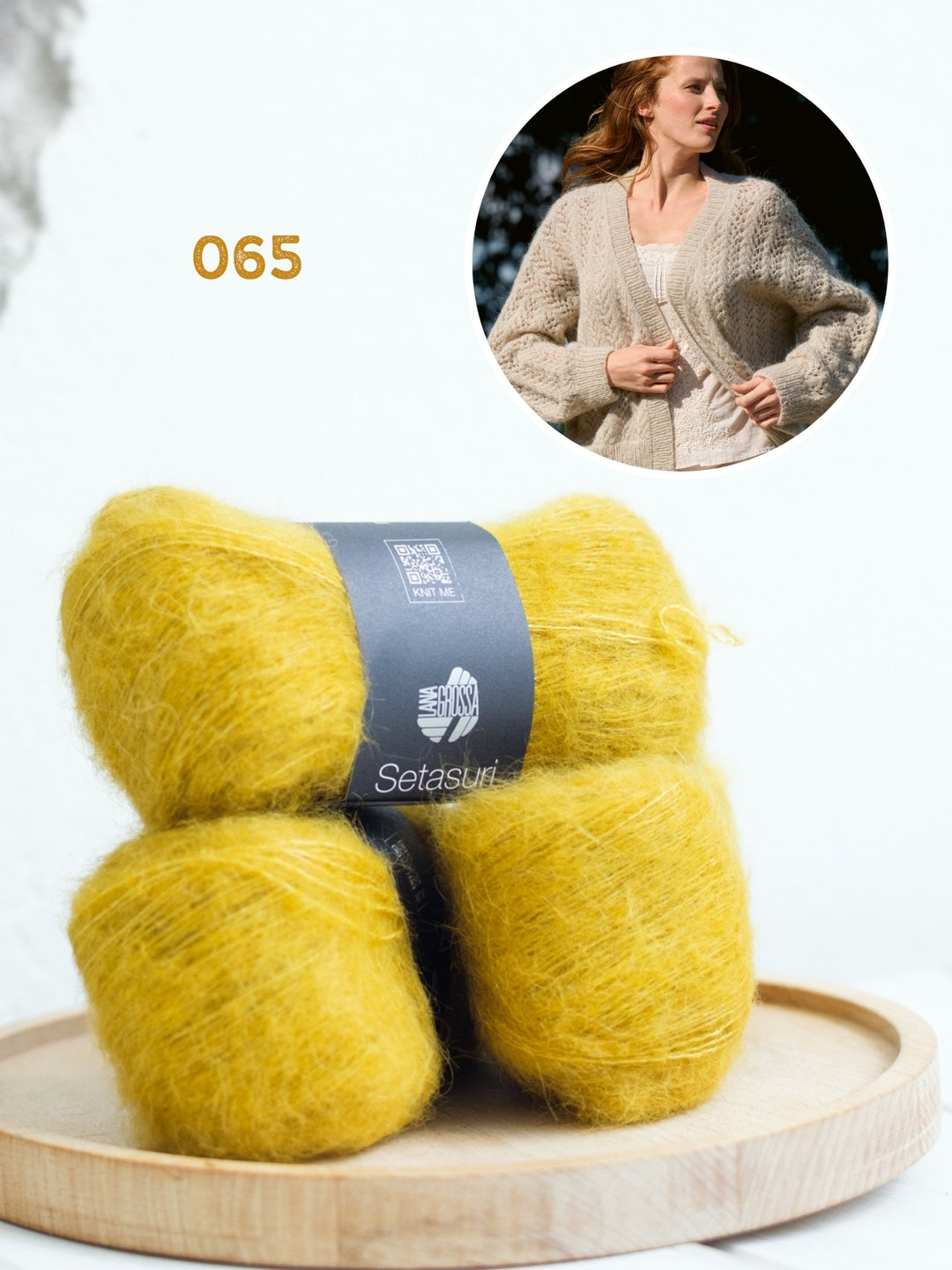 Breipakket Setasuri vest in kantpatroon
