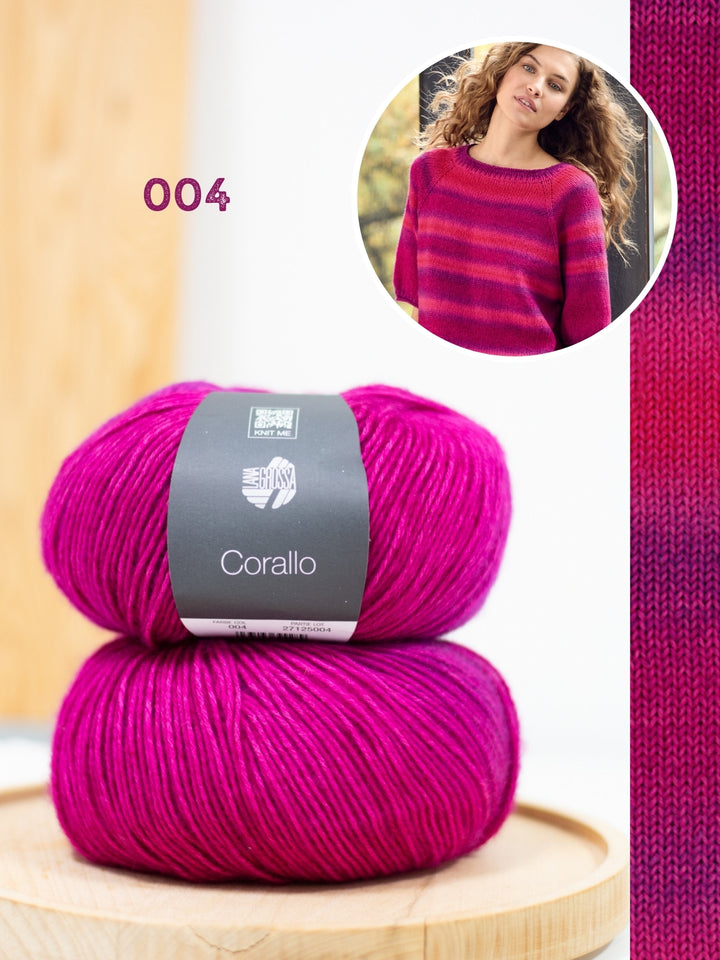 Breipakket Corallo trui met korte mouwen