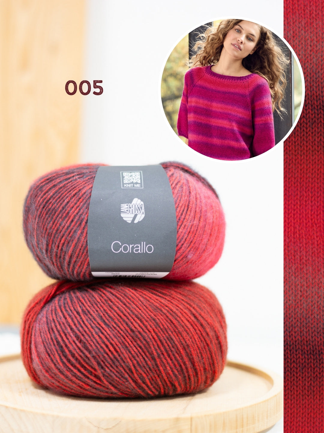 Breipakket Corallo trui met korte mouwen