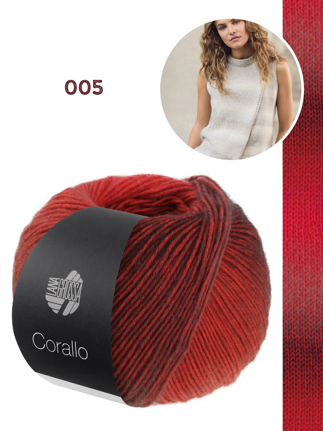 Breipakket Corallo asymmetrische top